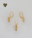 (1-6338) Gold Laminate - Zircon Heart Set - BGO