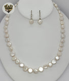 (MSET-24) Gold Laminate - Mallorca Pearls Set - Fantasy World Jewelry