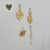 (1-2094) Gold Laminate Pendants - BGF