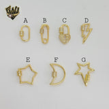 (1-2477) Gold Laminate Pendants - BGO