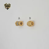 (1-2308) Gold Laminate - Spacer Pendants - BGO