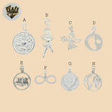(2-1242) 925 Sterling Silver - Pendants. - Fantasy World Jewelry