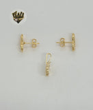 (1-6010) Gold Laminate - Infinity Zircon Set - BGF - Fantasy World Jewelry
