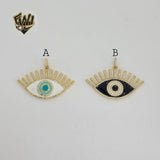 (1-2471-1) Gold Laminate - Big Eyes Pendants - BGO