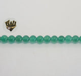 (MBEAD-239) 6mm Jade Beads - Fantasy World Jewelry