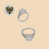 (2-5115) 925 Sterling Silver - Zircon Ring - Fantasy World Jewelry
