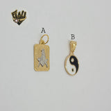 (1-2201) Gold Laminate Pendants - BGF