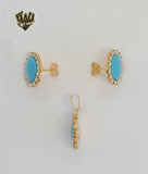 (1-6158) Gold Laminate - Zircon Set - BGO