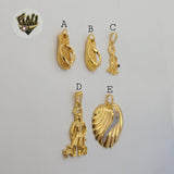 (1-2234) Colgantes Laminados Oro - BGO