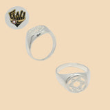 (2-5032) 925 Sterling Silver - Star of David Ring - Fantasy World Jewelry