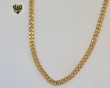 (4-3177) Stainless Steel - 6.5mm Curb Link Chain - 20" - Fantasy World Jewelry