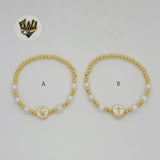 (MBRA-11-A) Stainless Steel - Balls Bracelet. - Fantasy World Jewelry