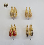 (1-2929) Gold Laminate Hoops - BGO - Fantasy World Jewelry