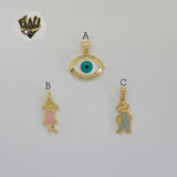 (1-2129) Gold Laminate Pendants - BGO