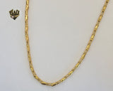 (4-3185) Stainless Steel - 4mm Alternative Link Chain. - Fantasy World Jewelry