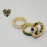 (1-3131) Gold Laminate- Eternity Ring -BGO - Fantasy World Jewelry