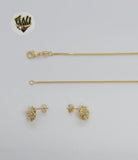 (1-6055) Gold Laminate - Zircon Star Set - BGF