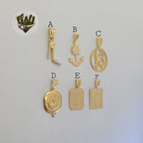 (1-2171) Gold Laminate Pendants - BGF