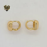 (1-2514) Gold Laminate - Heart Hoops - BGO - Fantasy World Jewelry
