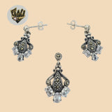 (2-6846) 925 Sterling Silver - Alternative Zircon Set. - Fantasy World Jewelry