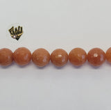 (MBEAD-207) 12mm Aragonite Faceted Beads - Fantasy World Jewelry