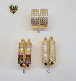 (1-2671) Gold Laminate Hoops - BGO - Fantasy World Jewelry