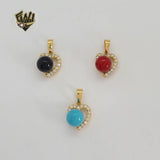 (1-2462) Gold Laminate Pendants - BGO