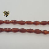 (MBEAD-224) 8x12mm Carnelian Oval Beads - Fantasy World Jewelry