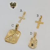 (1-2190) Gold Laminate - Religious Pendants - BGO - Fantasy World Jewelry