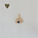 (1-2382-1) Gold Laminate - Eye Pendant - BGO