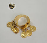 (1-3057-A) Gold Laminate - Ring with Medals - BGO - Fantasy World Jewelry