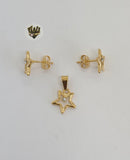 (1-6424) Gold Laminate- Star Set - BGF - Fantasy World Jewelry