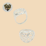 (2-5051) 925 Sterling Silver - Heart Ring - Fantasy World Jewelry