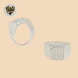 (2-5276-1) Plata de ley 925 - Anillo con signo de dólar para hombre