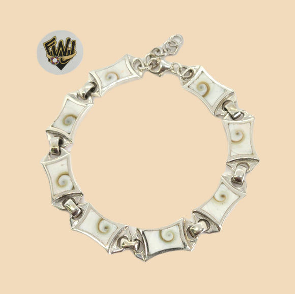 (2-0378) 925 Sterling Silver - 10.5mm Alternative Bracelet. - Fantasy World Jewelry