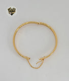 (1-4025) Gold Laminate - 5mm Chunky Plain Bangles - BGO