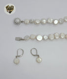 (MSET-24) Gold Laminate - Mallorca Pearls Set - Fantasy World Jewelry
