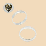(2-5014) 925 Sterling Silver - Classic Band Ring - Fantasy World Jewelry