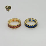 (1-3131) Gold Laminate - Eternity Ring - BGF - Fantasy World Jewelry