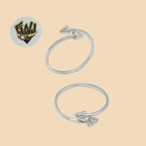 (2-5018) 925 Sterling Silver - Arrow Plain Ring - Fantasy World Jewelry