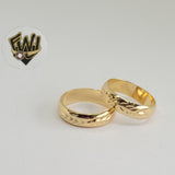 (1-3061-2) Gold Laminate-Leaf Ring- BGO - Fantasy World Jewelry