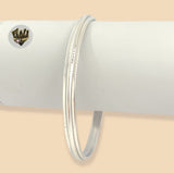 (2-0632) 925 Sterling Silver - 5.3mm Bangle - 2.3/4" - Fantasy World Jewelry