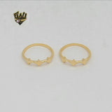 (1-3059-A) Gold Laminate - Star Band Ring - BGF - Fantasy World Jewelry