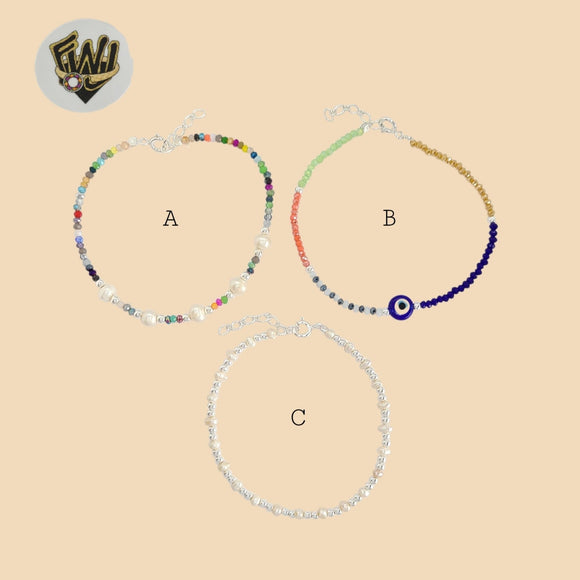 (2-0321-1) 925 Sterling Silver - 2.5mm Balls Bracelet.