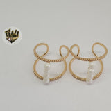 (1-3094) Gold Laminate-Adjustable Pearl Ring - BGO - Fantasy World Jewelry