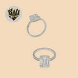(2-5111) 925 Sterling Silver - Zircon Stone Ring - Fantasy World Jewelry