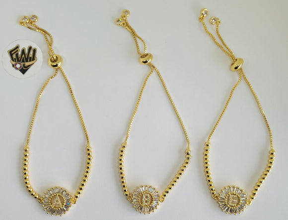 (MBRA-05) Gold Laminate- Adjustable Bracelets - BGO - Fantasy World Jewelry