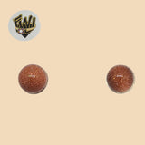 (2-3172) 925 Sterling Silver - Venturina Stud Earrings. - Fantasy World Jewelry