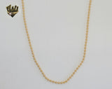 (1-1523-2) Gold Laminate - 2.3mm Balls Link Chain - BGF