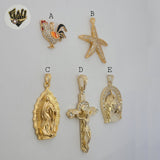 (1-2416) Gold Laminate Pendants - BGO